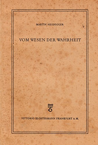 Vom Wesen der Wahrheit von Verlag Vittorio Klostermann
